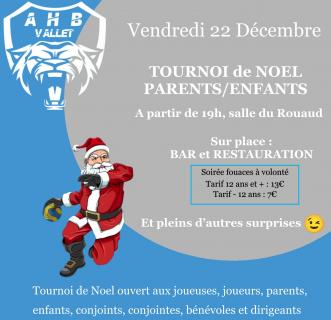 Tournoi de Noël parents/enfants